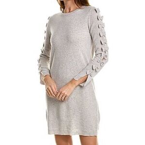 Grey cashmere sweater dress